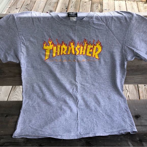 Girls Skateboarding Pants and Classic Thrasher Shirt - Picture 4 of 4